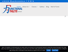 Tablet Screenshot of functionalathlete.com